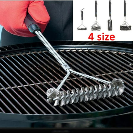 Kitchen Accessories BBQ Grill Barbecue Kit Cleaning Brush Stainless Steel